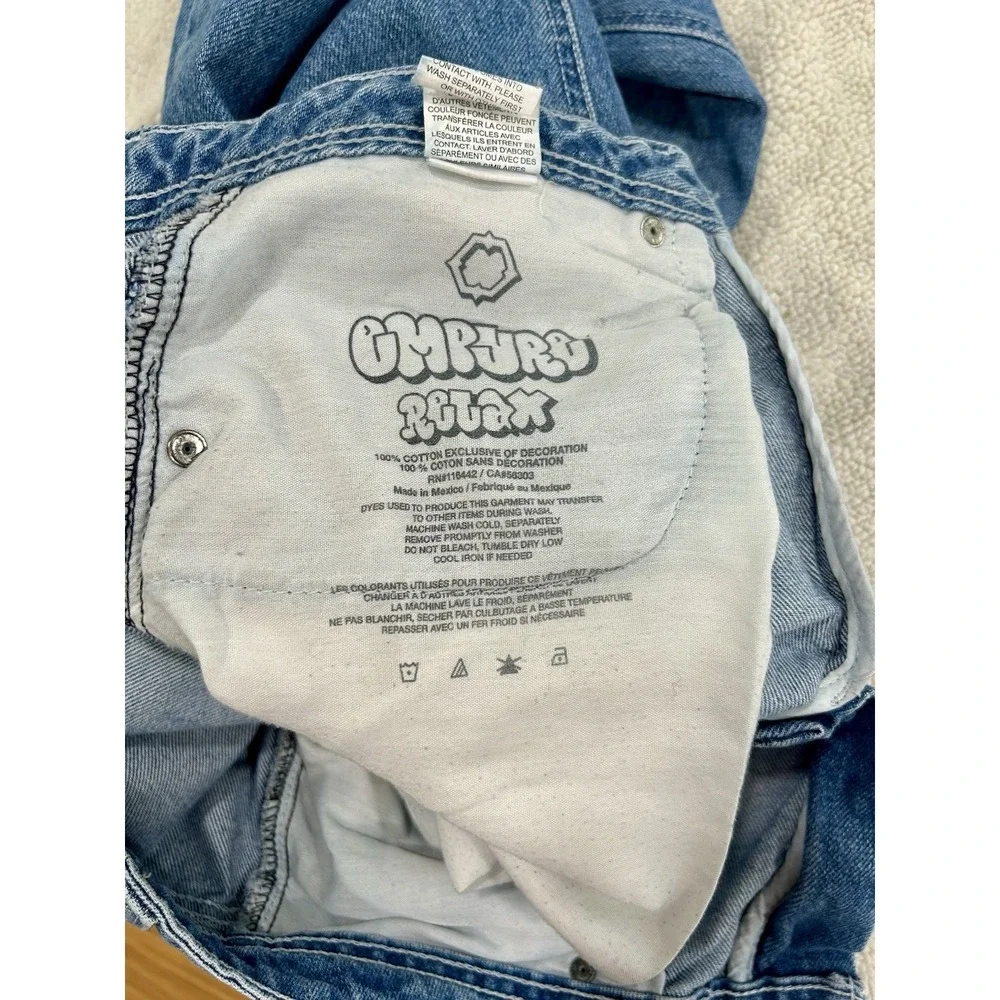 Empyre Baggy Skater Jeans Mens Size 28 X 28 Med Wash Relaxed Y2K‎
